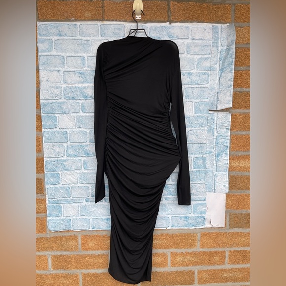 MAGDA BUTRYM Jersey Midi Dress With 3d Flower Applique size 34/4 - Picture 11 of 17